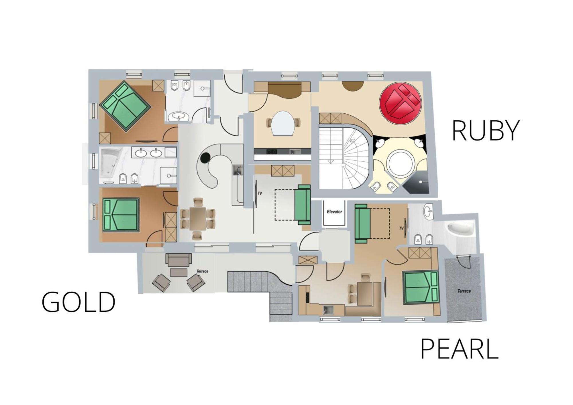 Apartments Villa Venezia Luxury Ortisei Phòng bức ảnh